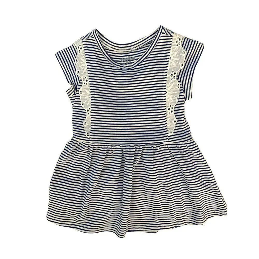 Oshkosh B'Gosh Blue/White Shirt (5)